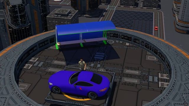Future Flying Robot Car Taxi Cab Transport Games - Kids Game for Free смотреть онлайн