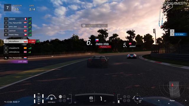 Gran Turismo Sport - Monza Gr.4 Online Race смотреть онлайн