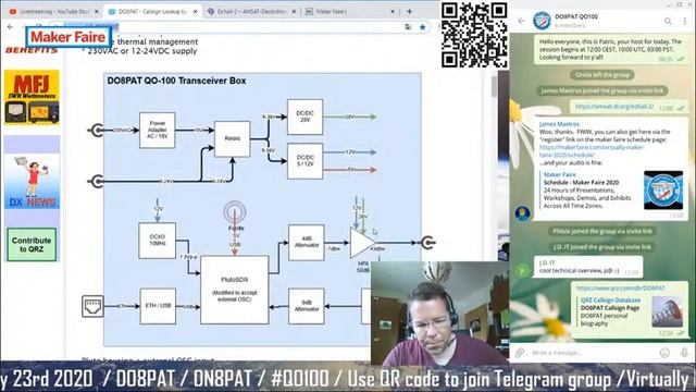Virtually Maker Faire - Amateur Radio Operations Via QO-100 Geostationary Satellite смотреть онлайн