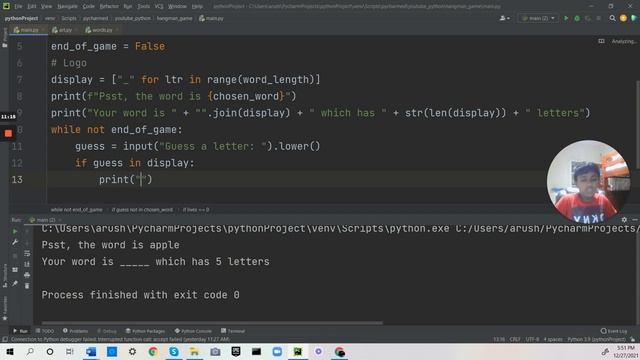 EASILY build HANGMAN in Python during a COFFEE BREAK!!! смотреть онлайн