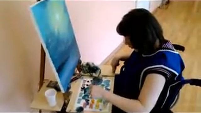 Пишу картину в Москве на мастер- крассе у Д. Роза моя учеба часть 1 смотреть онлайн