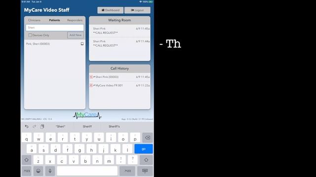 How to issue a direct call to patient using iPad смотреть онлайн