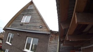 УСТАНОВКА  LED-ПРОЖЕКТОРА НА СТЕНУ ДОМА//ТЕСТИРОВАНИЕ В ТЕМНОТЕ//деревенские будни