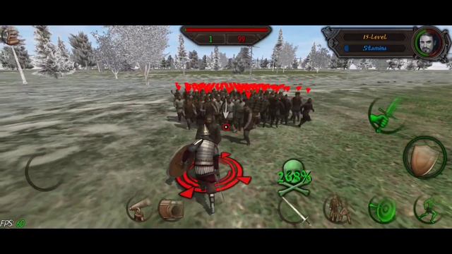 200 Bandits Attack 1 Byzantine Soldier | Steel And Flesh 2 | 1 Vs 200