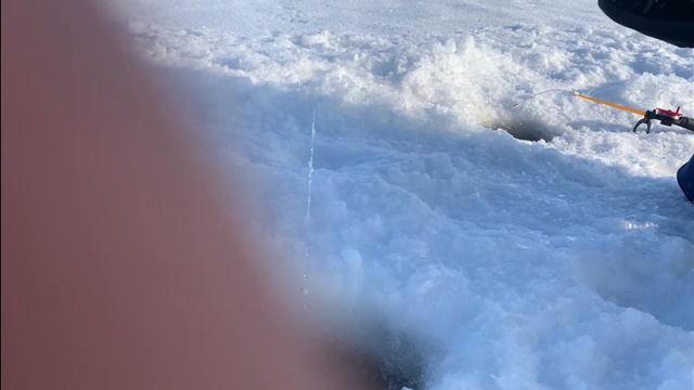 С утра мороз - 25, кто куда а мы на рыбалку / Поиск рыбы с помощью самодельной подводной камеры смотреть онлайн
