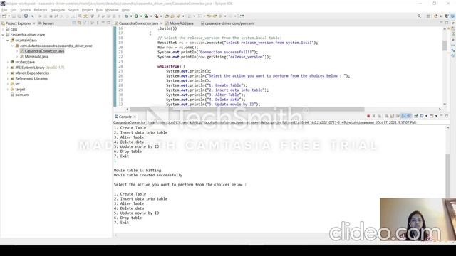 Connecting to Cassandra using Java in 4 min смотреть онлайн