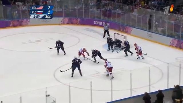 НЕ ЗАСЧИТАННАЯ 3-Я ШАЙБА РОССИЯ - США смотреть онлайн