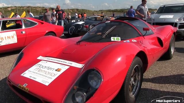 RARE Ferrari 330 P4 drives the track/road + detailshots! | Only 3 made! смотреть онлайн