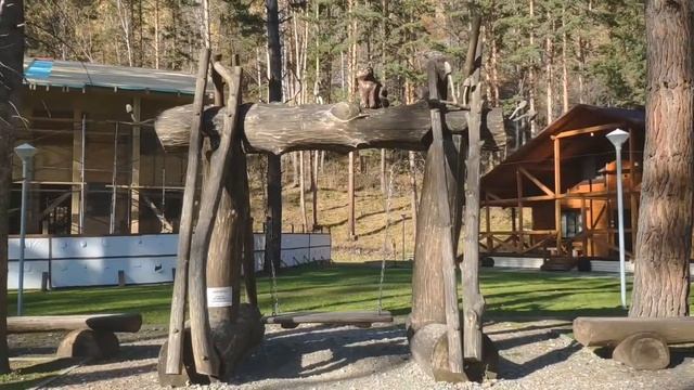 Наш отдых на теплой и уютной базе "Подгорица" в Горном Алтае. Красивая Катунь и Чертов палец. смотреть онлайн