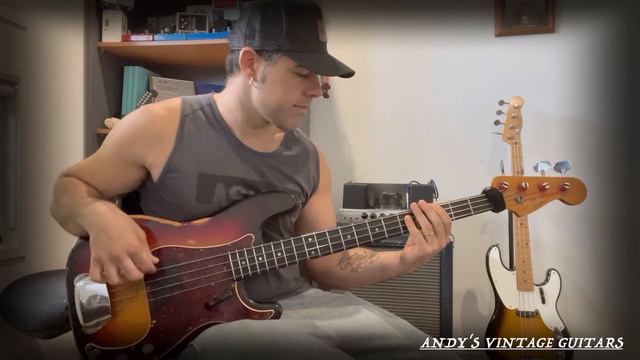 1968 FENDER PRECISION BASS - Andy's Vintage Guitars смотреть онлайн