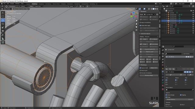 Blender Beginners Tutorial - Modeling & Unwrapping a game ready Flashbang смотреть онлайн