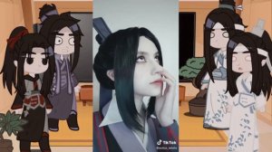 Реакция персонажей Магистр дьявольского культа на тик ток////часть 4