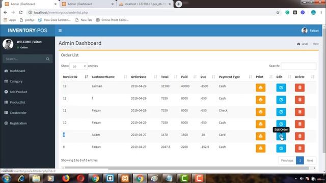 101 | Create Order part 21 edit order 02 | PHP 8||#code смотреть онлайн