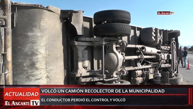 El Ancasti TV | Volcó un camión recolector de la Municipalidad смотреть онлайн