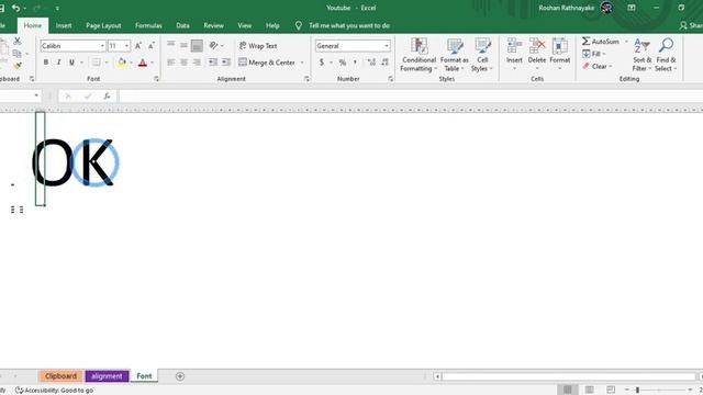 Excel Tutorials Sinhala How Can Change Font,Font size,Font Colour,Bold Italic & Underline text@SIMR смотреть онлайн