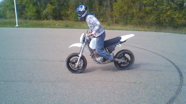 Xr400 Supermoto Burnout