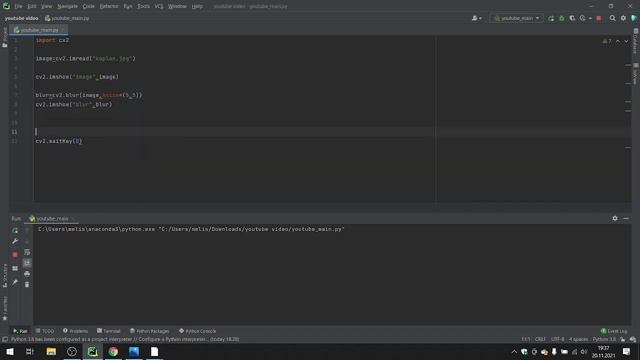 Ortalama Filtre , Gauss Filtre ve Median Filtresi Kullanarak Görüntü Bulanıklaştırma #openCV #Pytho смотреть онлайн