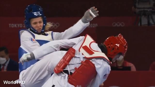 3 and 2 points. KUDASHOVA Tatiana RUS - ZOLOTIC Anastasija USA смотреть онлайн