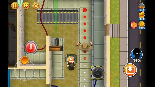 Robbery Bob 2 - Shamville Level 11-20 Gameplay Video - Part 4 (iOS Android) смотреть онлайн