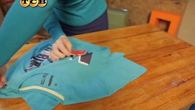 Как сложить футболку за 3 секунды. На заметку смотреть онлайн