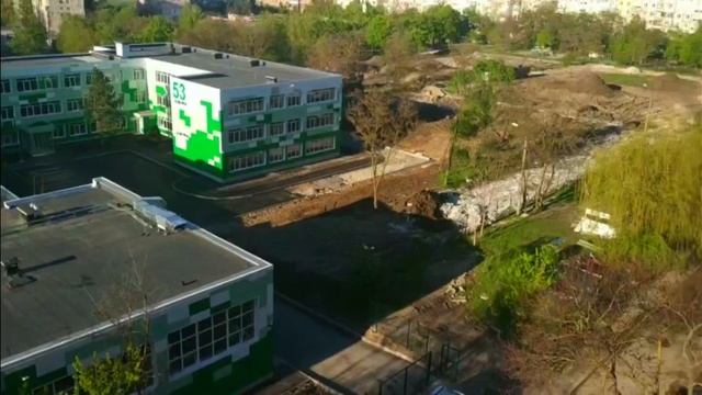 Город Мариуполь 2023. Ремонт и Восстановление Школы. Строительство Города смотреть онлайн