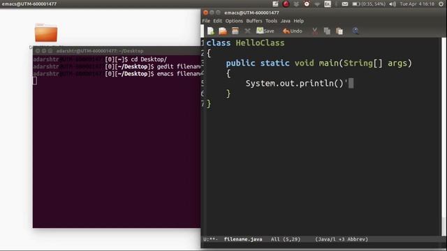 How To Compile And Run Java Program In Ubuntu Linux смотреть онлайн