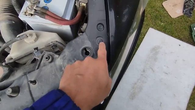 Снятие бамперов Hyundai