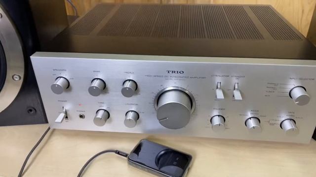 Test Trio KA-8100 + Technics SB-CD520 смотреть онлайн