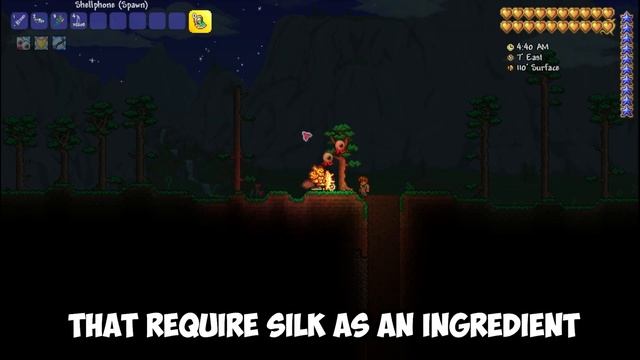 Terraria how to get SILK in Terraria (EASY) | Terraria 1.4.4.9 Silk | How to craft bed in terraria смотреть онлайн