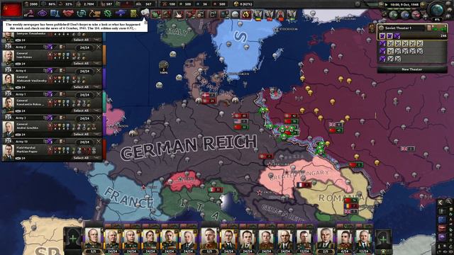 Hearts of Iron 4 ITA 1.9.3 Expert AI MOD USSR EP 20 "CAPITOLAZIONE TEDESCA" смотреть онлайн