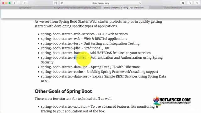 016 Step 8 Overview of different Spring Boot Starter Projects смотреть онлайн