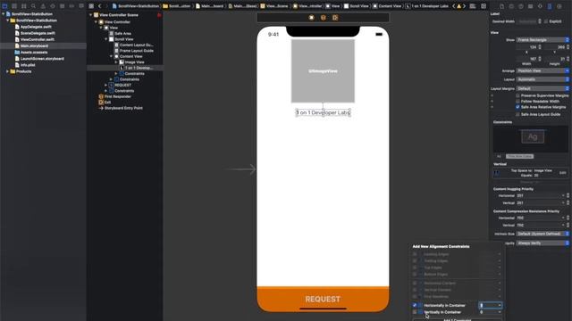 ScrollView with Static Button смотреть онлайн