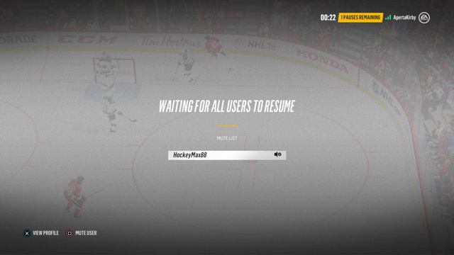 NHL™ 18 - Aperta vs HockeyMax88 смотреть онлайн