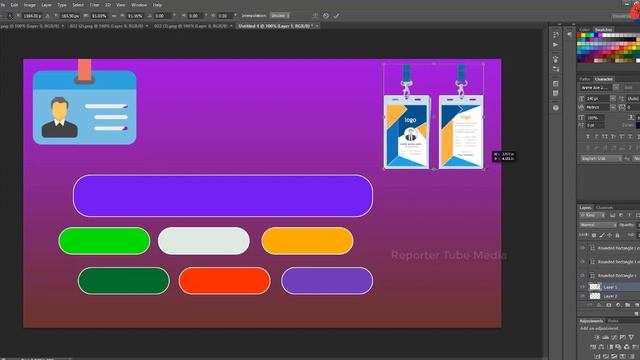⇨Studio Poster Banner Design In Photoshop l tutorial l ➤Reporter Tube Media смотреть онлайн