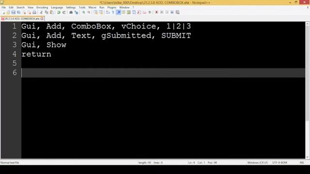 Adding Combobox to Autohotkey GUI смотреть онлайн
