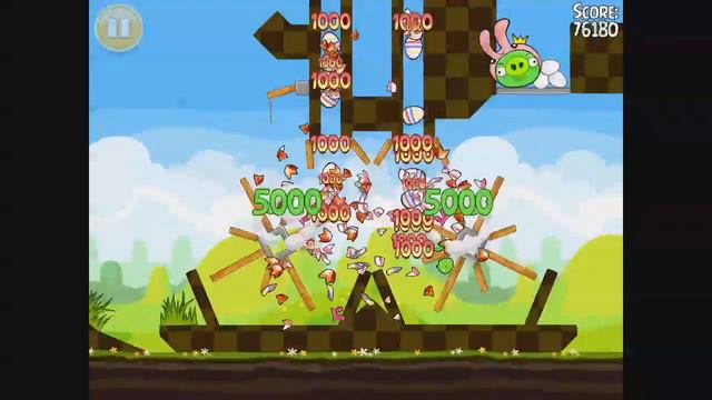 Angry Birds Seasons - Easter Eggs Golden Egg #8 Location & 3 Stars Walkthrough смотреть онлайн