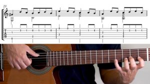 Historia De Un Amor Tutorial + Sheet and Tab | Classical and Fingerstyle Guitar