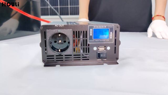 HOULI Pure Sine Wave Power electric inverters for house Inverter 5000W 12V 24V 220V смотреть онлайн