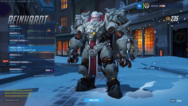 Overwatch: All Holiday Legendary Skins, Emotes & Voice Lines смотреть онлайн