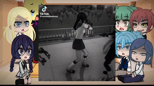 Assassination classroom react to y/n as a yandere смотреть онлайн