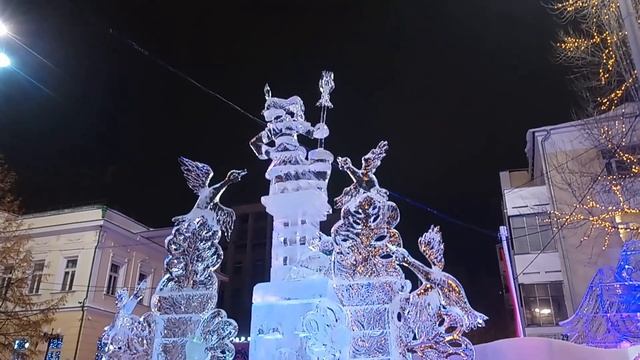 Новогодние ёлки и городки 2022 Екатеринбург Часть 1 смотреть онлайн