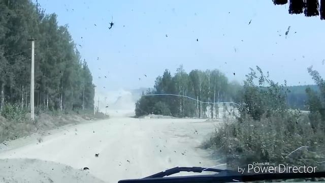 Дальнобой по уралу 59 перешёл на щебень