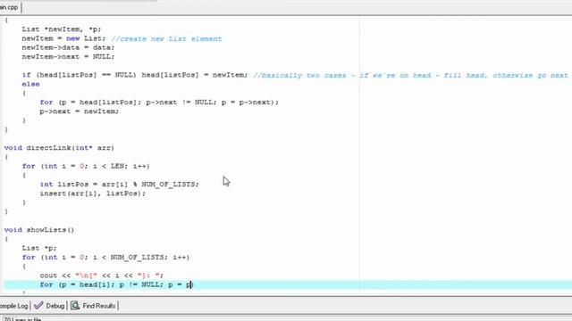 Hash Tables in C++ Direct Linking method using linked lists смотреть онлайн