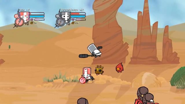 Castle Crashers: Co-Op: Ep 11: Sand And Swords смотреть онлайн