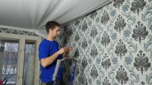 Монтаж натяжного потолка своими руками - без нагрева инструкция