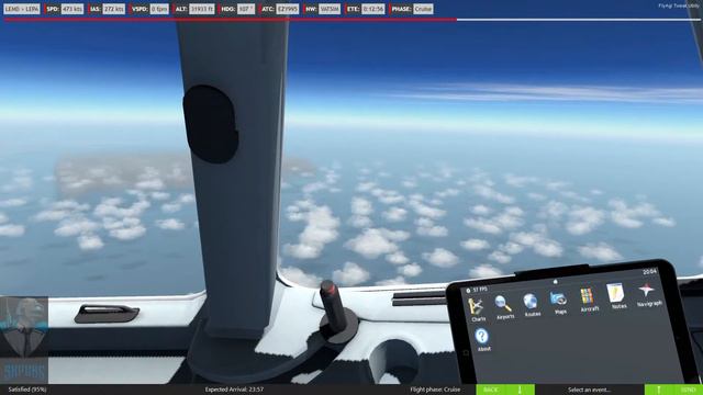 LEMD to LEPA TOlis A321 Xplane 11.50 смотреть онлайн