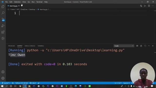 hello world Python and variables смотреть онлайн
