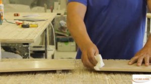 Обработка стыков у столешниц из искусственного камня