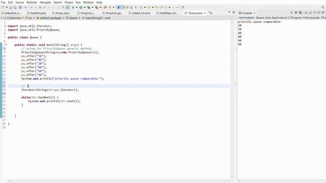 Priority queue in java смотреть онлайн