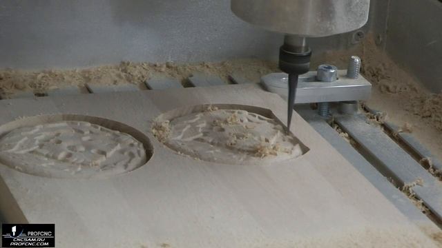 Фрезеровка бука 3D на станке серии СА (DIY) cncsam.ru (PROFCNC) смотреть онлайн